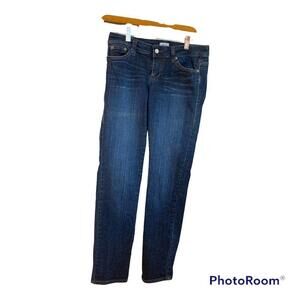 cache denim jeans with embellishment on the back. Sz. 4